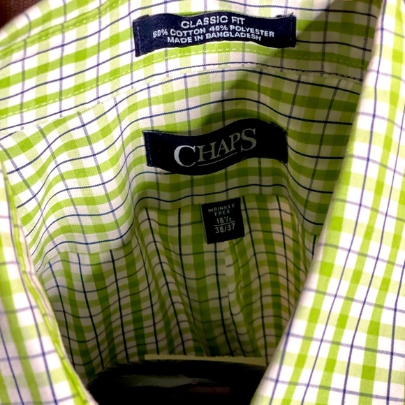 Pre-Treasured: Chaps Button Down Shirt (Classic Fit) - Picture 4 of 4